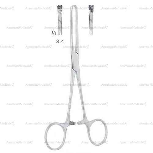 judd-allis tissue forceps - 3 x 4 teeth