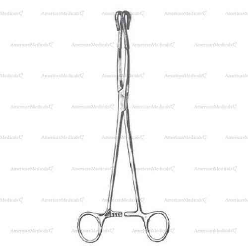 schoenburg grasping forceps - 22 cm (8 3/4")