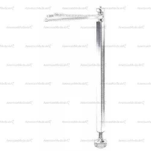 demartel-wolfson anastomosis clamp - 23 cm (9 1/8")