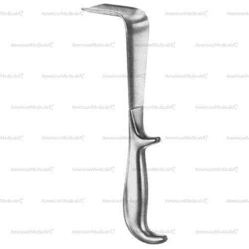 doyen vaginal speculum - slightly concave 35 mm