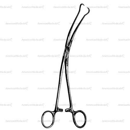 skene tenaculum forceps - 24 cm (9 3/8")