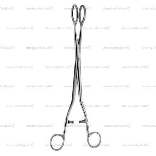 bumm uterine elevating forceps - 28 cm (11")