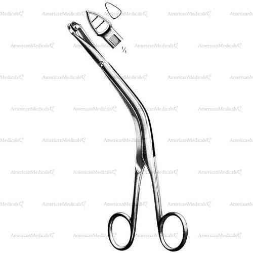 faure uterine biopsy forceps - 21 cm (8 1/4")