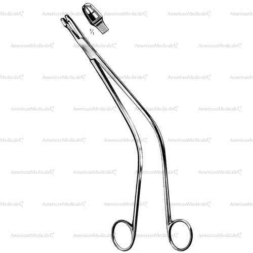 schubert biopsy curette - curved, 26 cm (10 1/4")