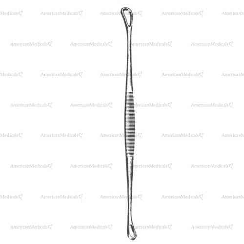 blake double ended uterine curette - 27 cm (10 5/8"), sharp/blunt