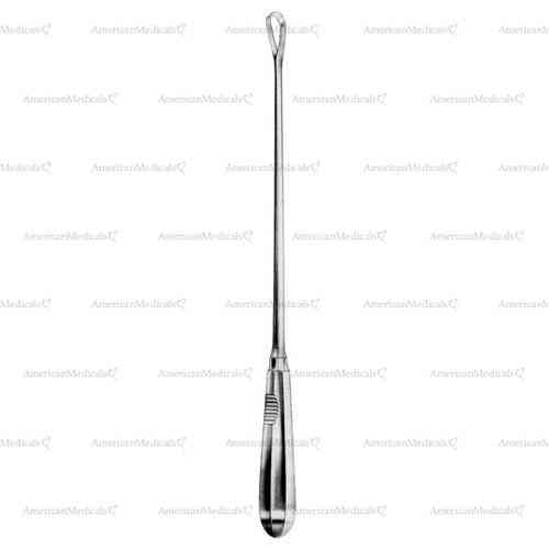 recamier uterine curette - 31 cm (12 1/4")