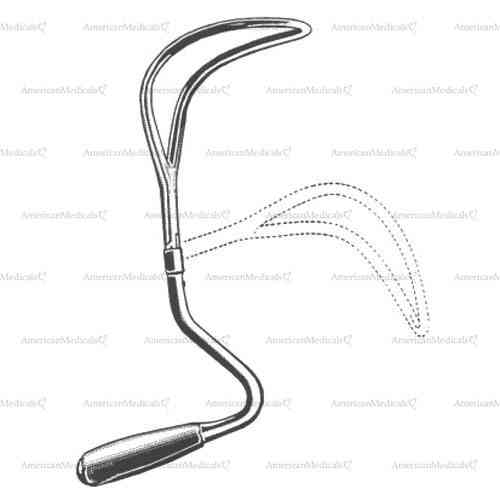 murless head extractor for lower caesarean section - 26 cm (10 1/4")