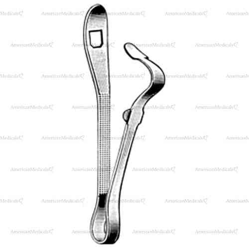 collin umbilical cord clamp - 9 cm (3 1/2")