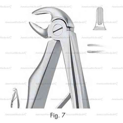 klein extracting forceps for children, figure 7