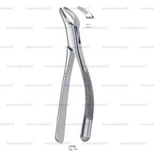 cryer extracting forceps, american pattern - figure 151