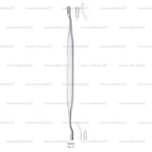 seldin periosteal elevator - 18 cm (7 1/8"), fig. 11