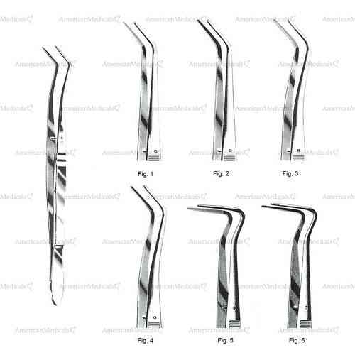 meriam dental tweezers without grip - 16 cm (6 1/4")