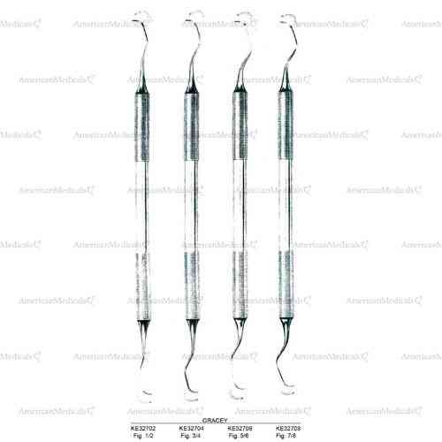 gracey double ended periodontal curettes