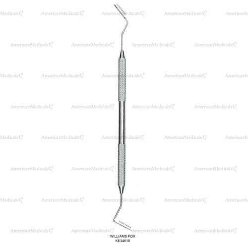 williams-fox double ended periodontal probe and explorer