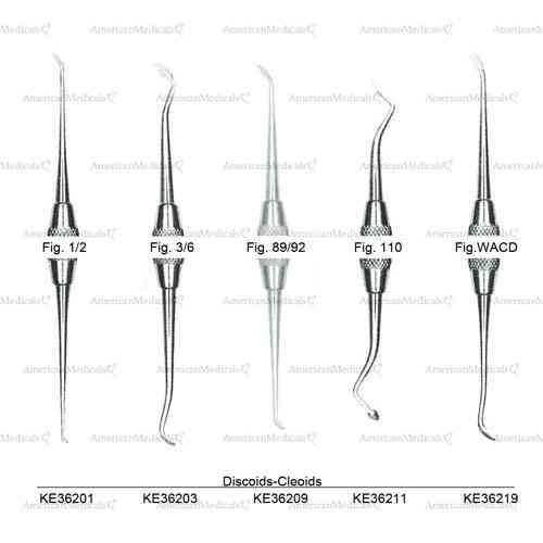 double ended discoid-cleoids carvers