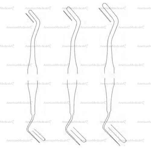 heidemann double ended plastic filling instrument