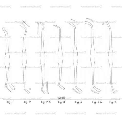 white double ended plastic filling instrument