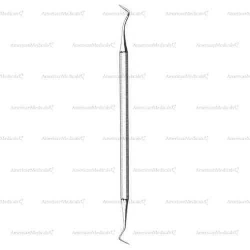 double ended instrument to lift temporary fillings