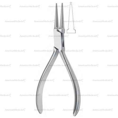 langbeck round nose pliers - 14 cm (5 1/2")