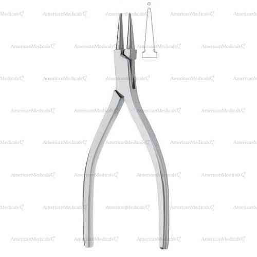 dumont nose pliers - round, 11.5 cm (4 1/2")