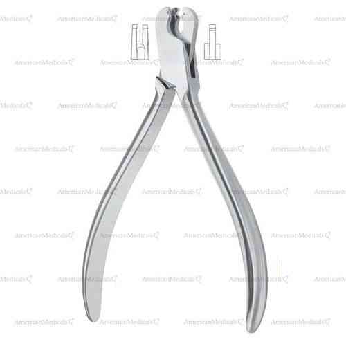 aderer clasp bending pliers - 14 cm (5 1/2")