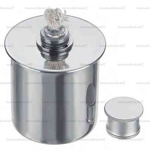 stainless steel spirit lamp - ø 53 mm x 48 mm, 50 ml