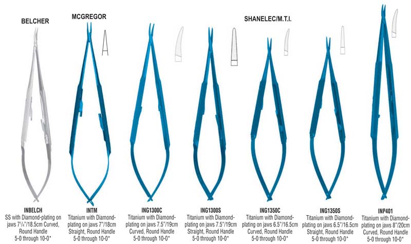 g. hartzell & son diamond plated needle holders