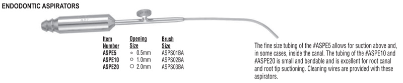 g. hartzell & son endodontic aspirators