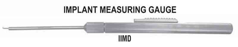 g. hartzell & son implant measuring gauge