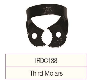 g. hartzell and son molar rubber dam clamp irdc138 third molars