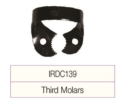 g. hartzell and son molar rubber dam clamp irdc139 third molars