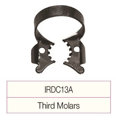 g. hartzell and son molar rubber dam clamp irdc13a third molars