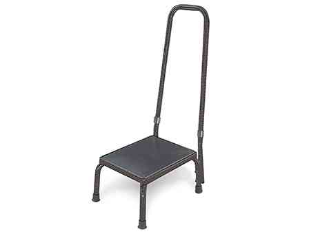 hausmann model 2030, 2032 foot stool with safety handrail