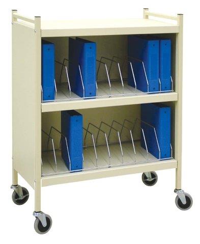 omnimed cabinet style vertical chart racks