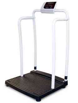 rice lake model 250-10-2 handrail bariatric scale