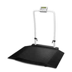 rice lake model 350-10-3 folding dual ramp wheelchair scale