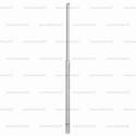 caspar scalpel handle for micro blades - 18 cm (7 1/8")