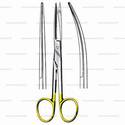 deaver operating scissors with tungsten carbide cutting edges - sharp/sharp