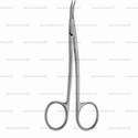 la grange gum operating scissors - smooth, s shaped, 11.5 cm (4 1/2")