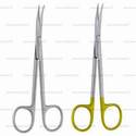 goldman-fox gum scissors - curved, serrated, 13 cm (5 1/8