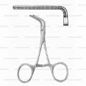 cooley ring bulldog clamp - 10.5 cm (4 1/8"), angled 90°