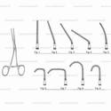 pediatric vascular clamp - angled