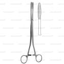 collin dressing forceps with ratchet - 25 cm (9 7/8")