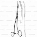 bozemann-douglas dressing forceps with ratchet - s shaped, 26 cm (10 1/4")