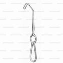 cushing fenestrated retractor - 20 cm (8"), angled