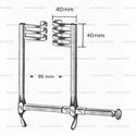 frazier abdominal retractor - 85 mm