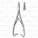 mathieu needle holders with ratchet - long