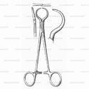 lewin bone holding forceps - 17.5 cm (7")