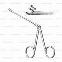 hartmann ear forceps - round spoon, 8.5 cm (3 3/8")