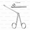 hartmann-hoffmann ear forceps - 8.5 cm (3 3/8"), 2 mm